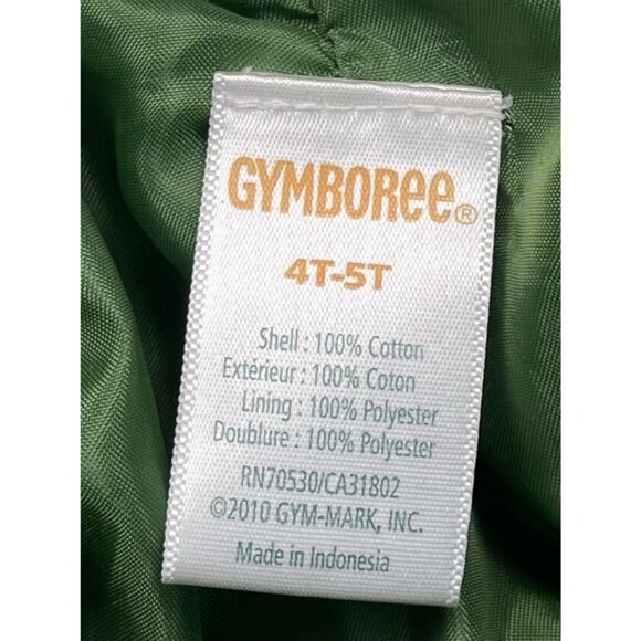 GYMBOREE Girls 4T-5T Fall 2011 Pups & Kisses Green Velvet Corduroy JACKET Coat - Picture 6 of 7